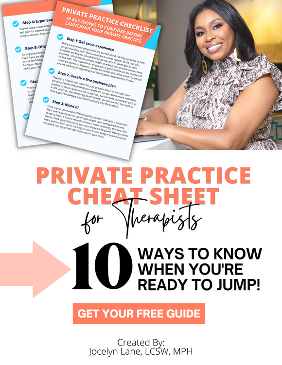 Private Practice Checklist - 10 Things to Consider Before You Take the Leap